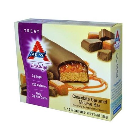 ATKINS Atkins HG0922716 Endulge Bar Chocolate Caramel Mousse; 5 Bars HG0922716